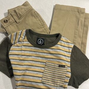 Volcom L/6 shirt and Wonder Nation 6R pants